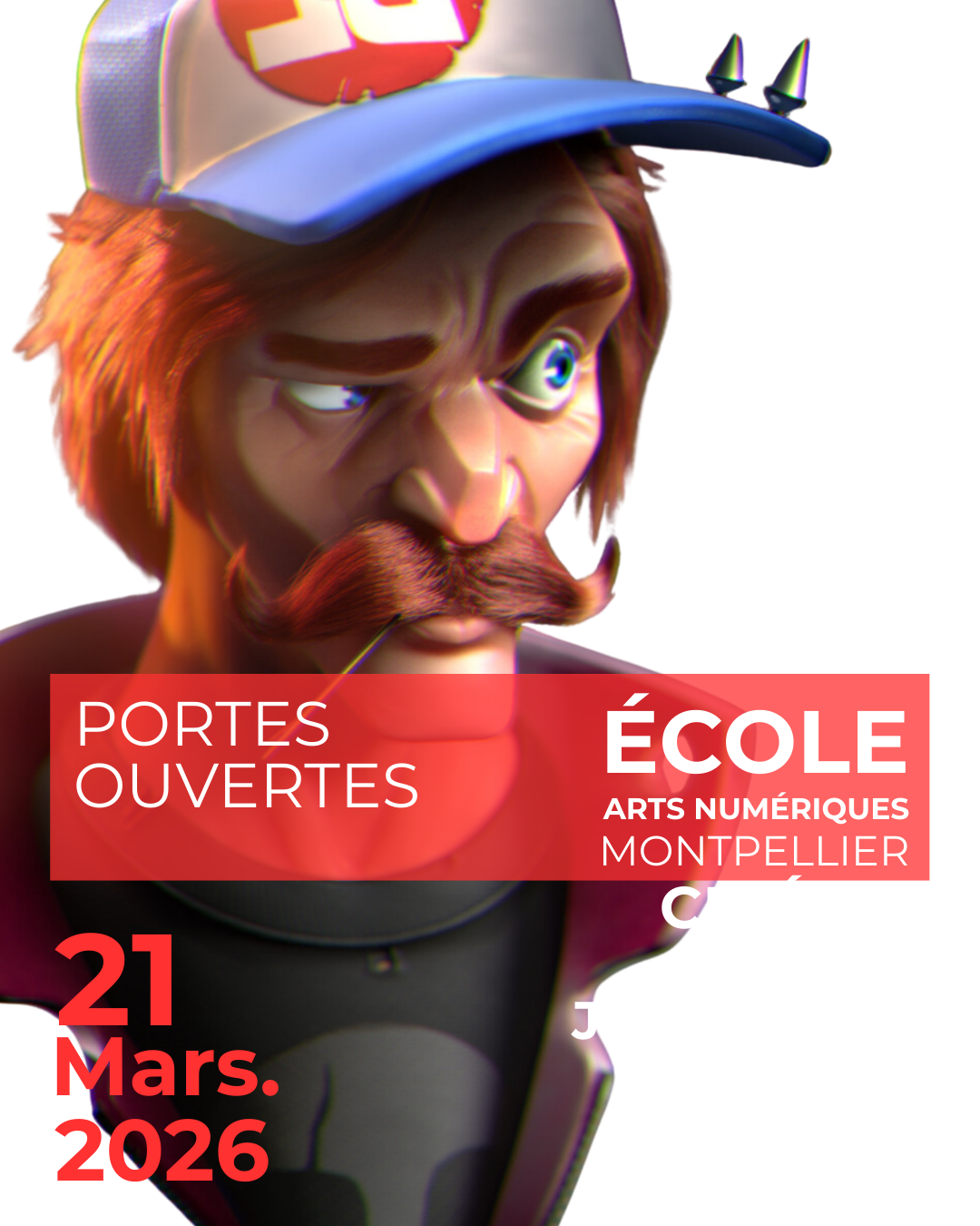 Portes Ouvertes Objectif 3D, campus montpellier le 21 mars 2026