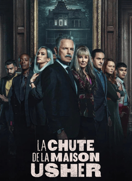 Poster House of Usher, anciens élèves d'Objectif 3D au générique de la série Netflix, école design graphique Montpellier.