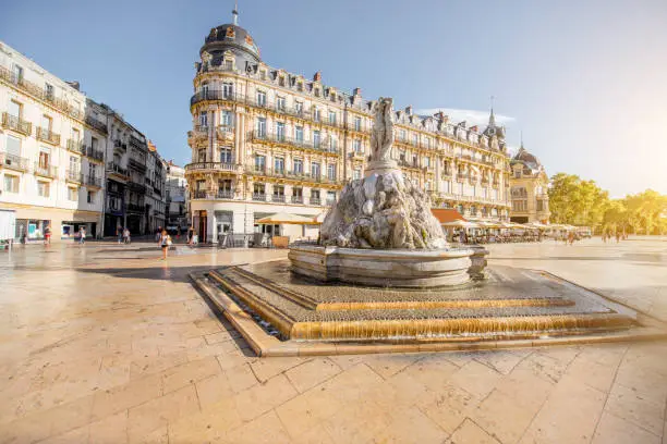 Photo du centre ville de Montpellier